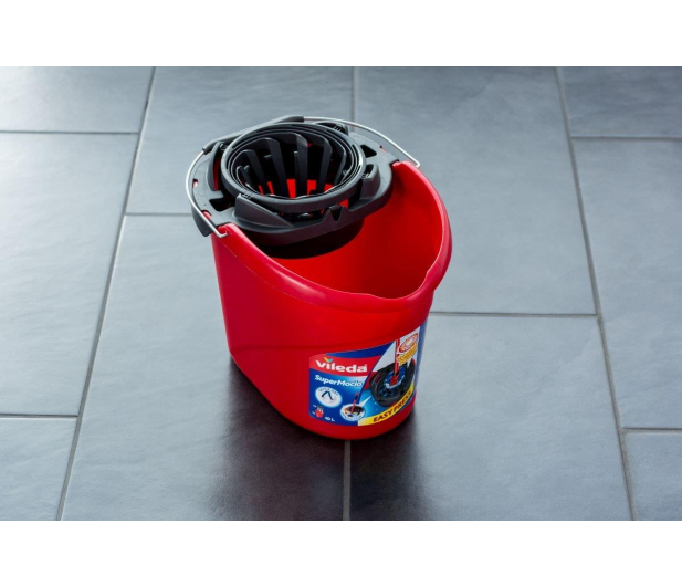 VILEDA Wiadro Super z wyciskaczem do mopa - 393239 - zdjęcie 3